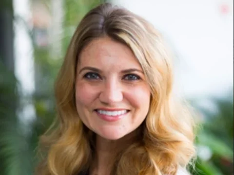 Jessie Wetherbe in white coat.