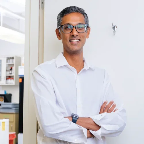 Dr. Ranmal Samarasinghe, smiling.